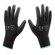 Certificado CE Recycle Work Safety Industrial PU recubierto guantes de seguridad